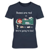 Cat Personalized Shirt-Rose Are Red Im Going To Bed