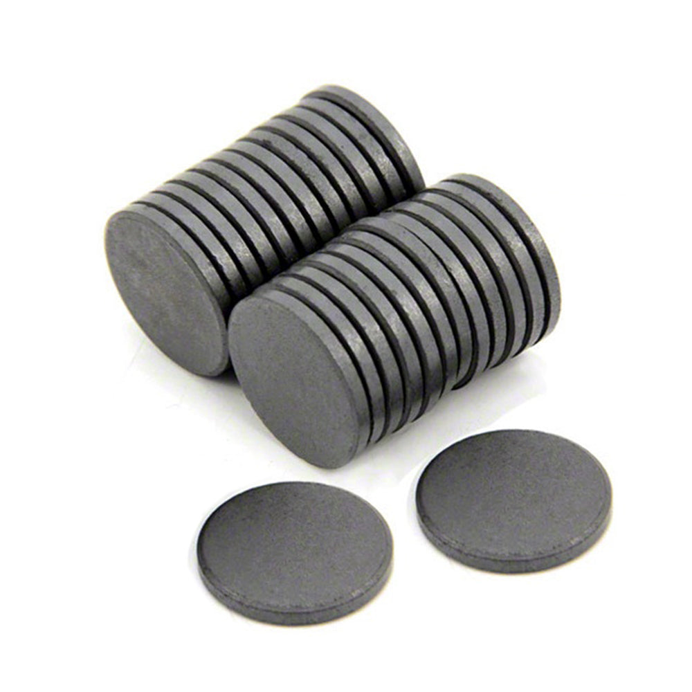 72 Pieces Craft Magnets Glass Ceramic Ferrite Magnet with Adhesive