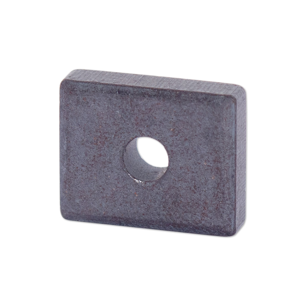 Ferrite Block Magnet - 16mm x 13mm x 4mm (4mm Hole)