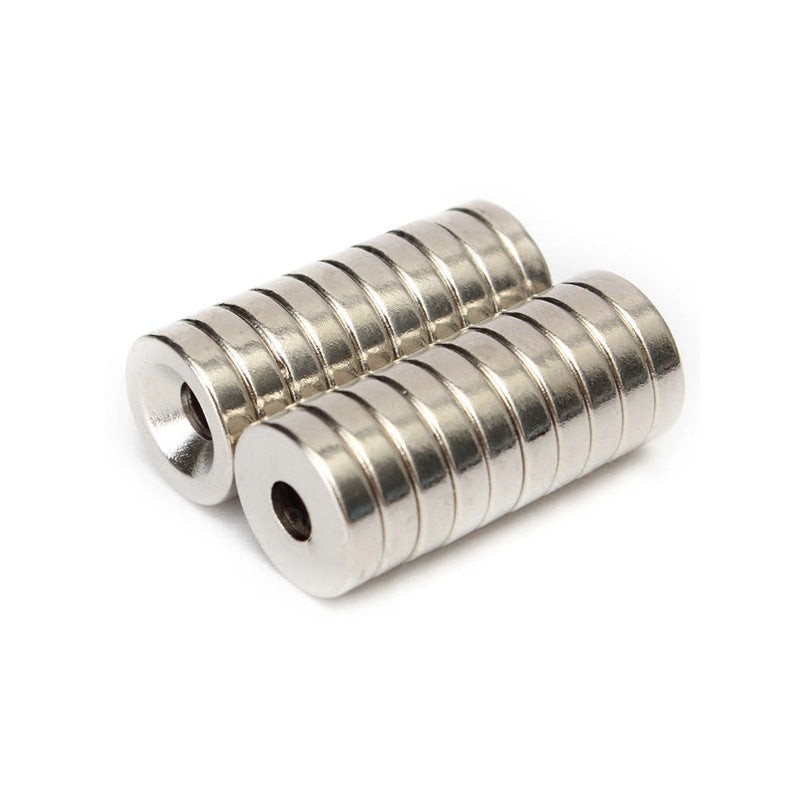 4mm x 4mm Cylinders - Magnetic Jewelry Clasps - Silver - Neodymium Magnet