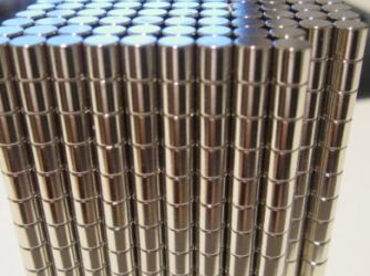 Neodymium Cylinder Magnet 4mm x 4mm N48