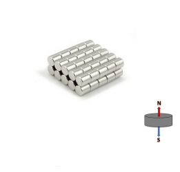Neodymium Cylinder Magnet 8mm x 8mm N42
