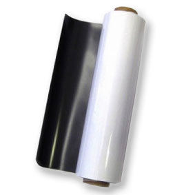 Magnetic foil, White 20 mm. (10 meters, roll)