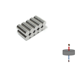 Neodymium Disc Magnet 8mm x 1mm N50