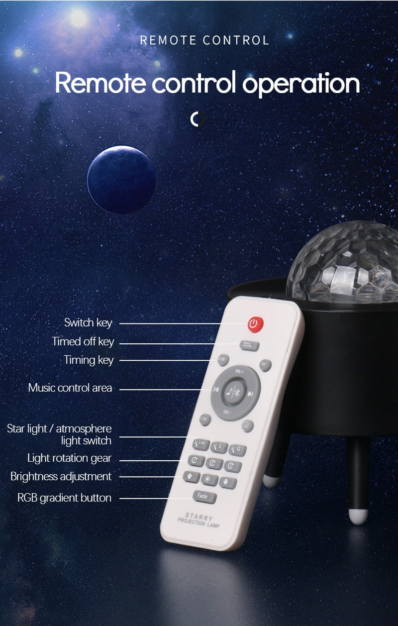 Starry Sky Lamp Night Light Projector