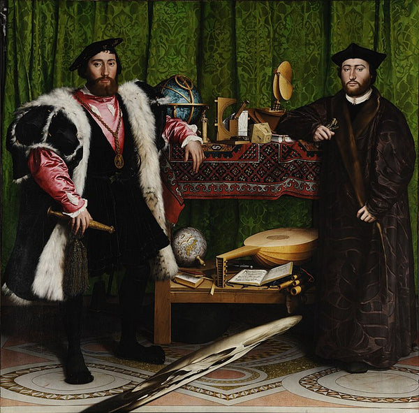 The Painting of The Ambassadors by Hans Holbein the Younger
