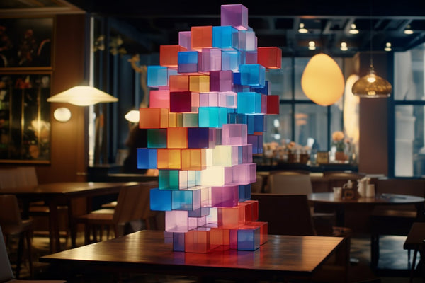 AI Art - 3D Tetris - Pixel Gallery