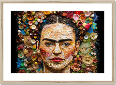 AI Art Frida Kahlo Pixel Gallery