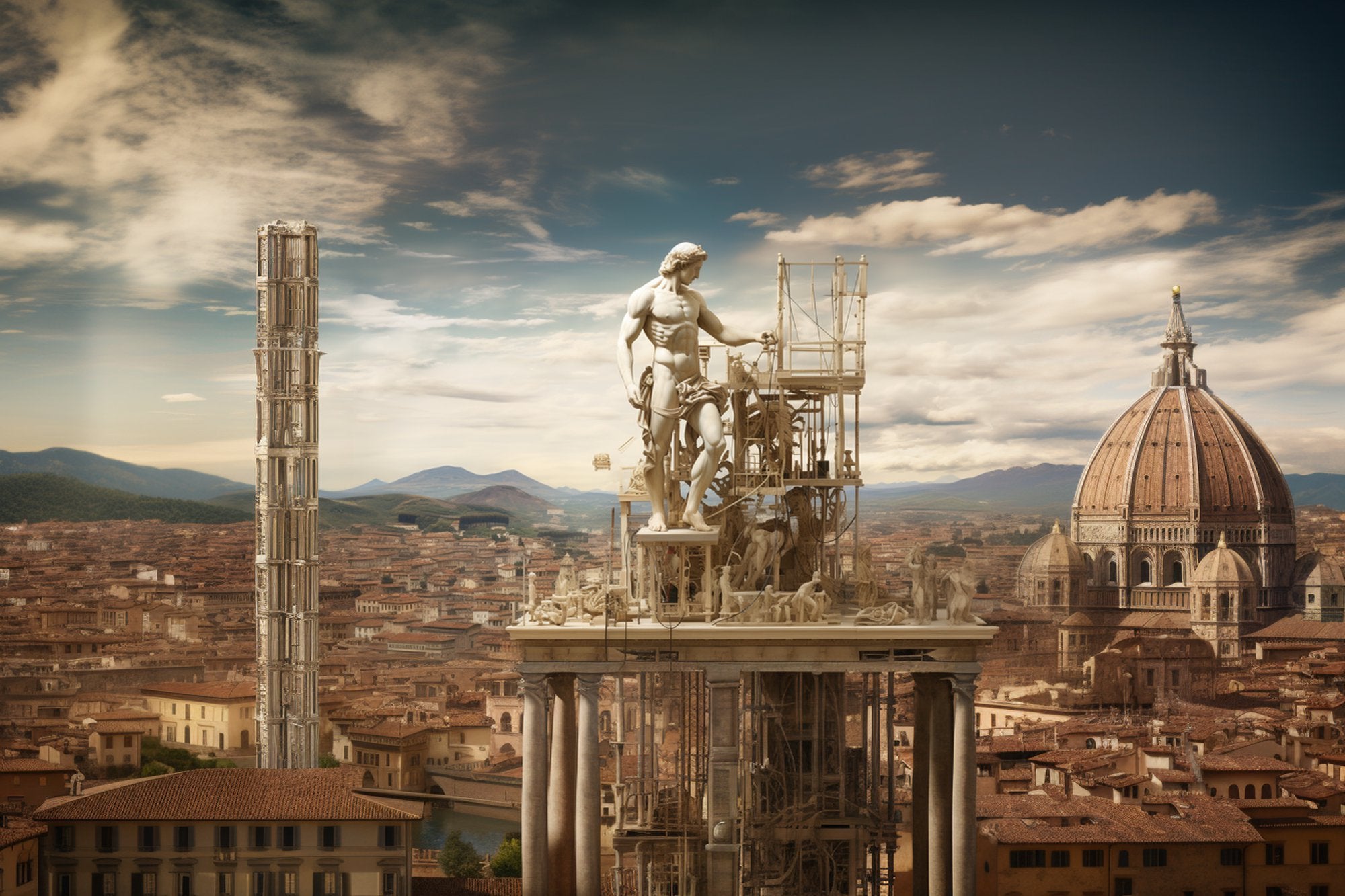 Ai Art generated image of Florence by Pixel Gallery