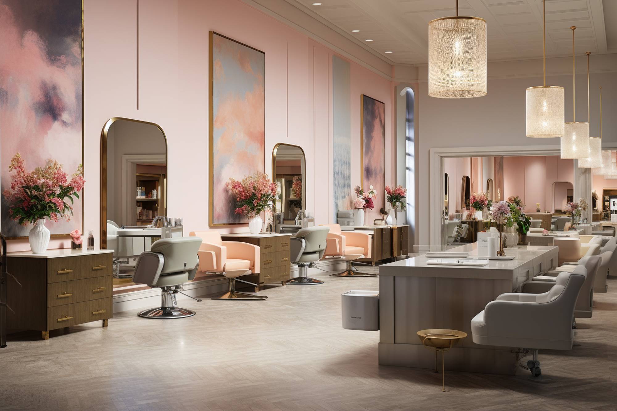 AI art image of a beauty salon by Pixel Gallery