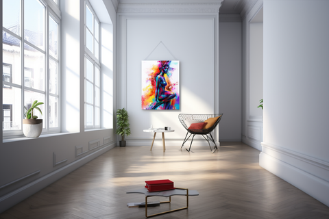 Pixel Gallery Artwork in Manhattan Penthouse