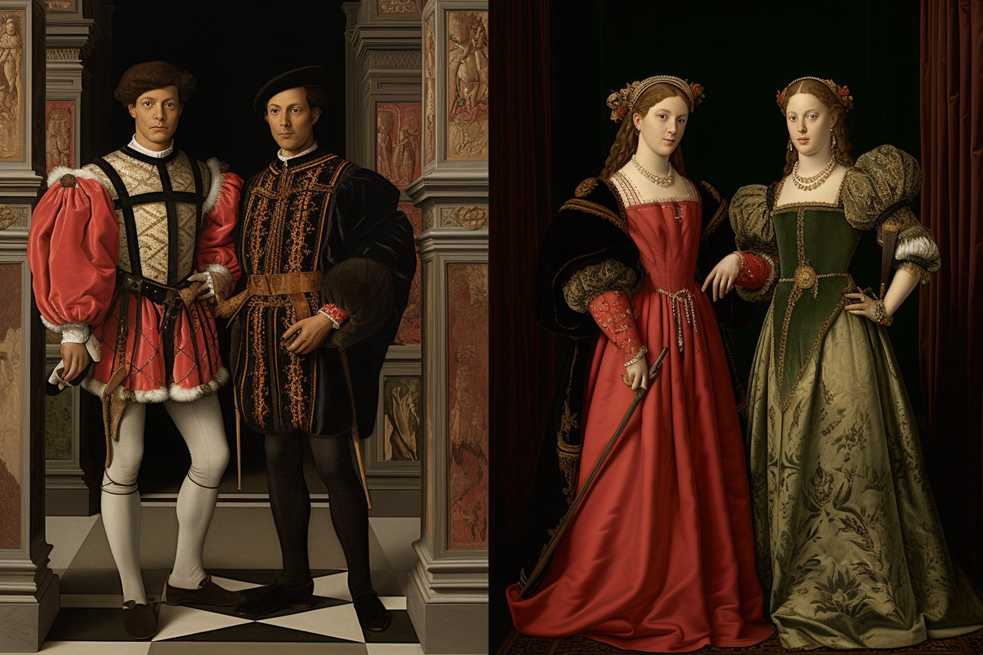 A renaissance style ai artwork generated by Midjourney for Pixel Gallery