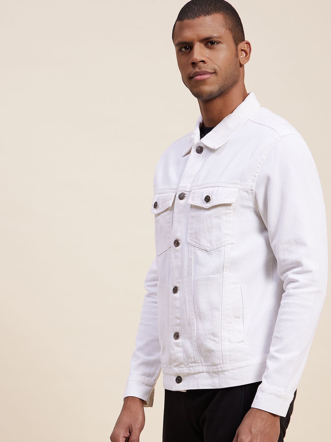Buy Men's White Washed Denim Jacket Online at Sassafras – SASSAFRAS
