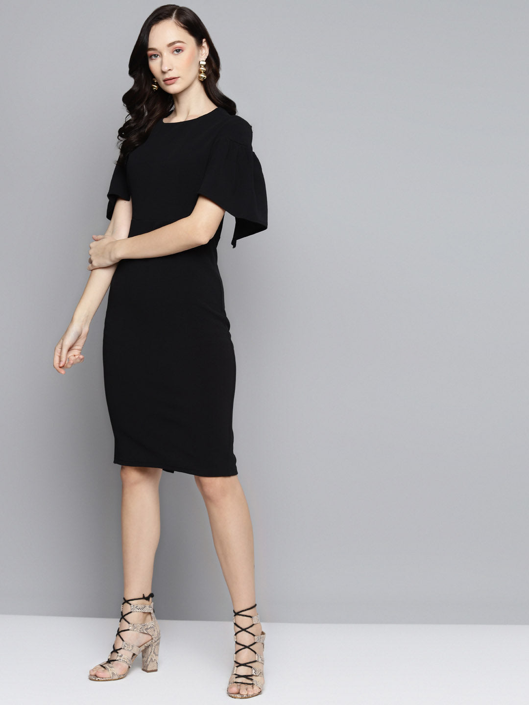 petit frill cape&dress black | gingerandzest.com.au