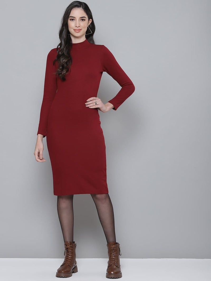 Regular Fit Burgundy Square Neck Ruched Puff Sleeve Short Dress at Rs  1579/piece in Kapurthala