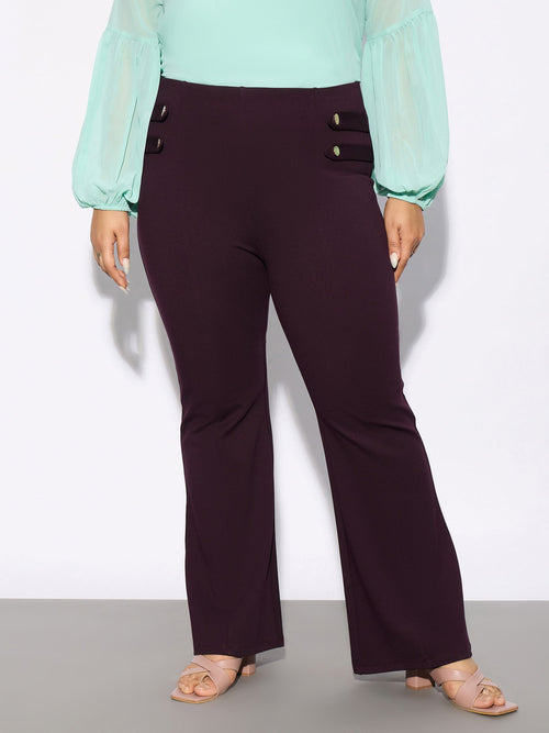 60% OFF on Shae by SASSAFRAS Relaxed Women Brown Trousers on Flipkart |  PaisaWapas.com