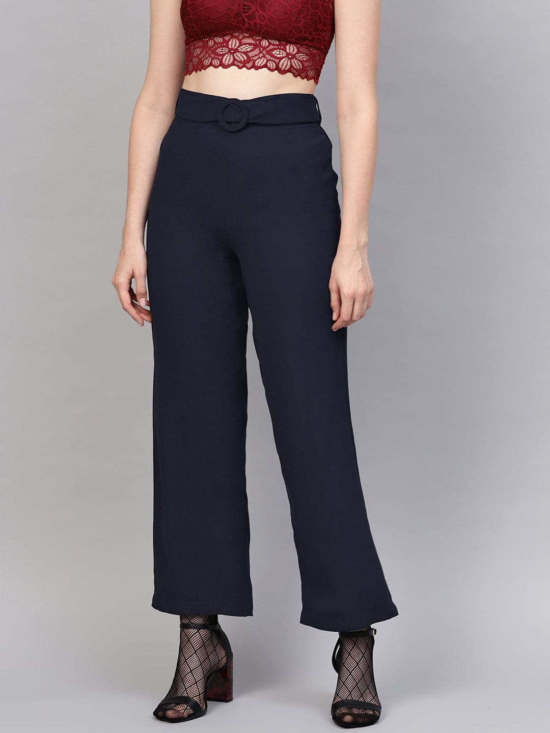 Buy Black Trousers  Pants for Women by TRUSER Online  Ajiocom