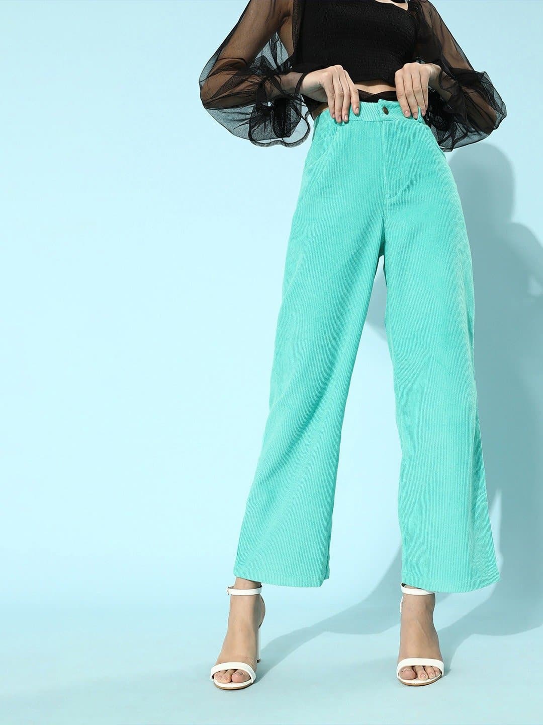 Corduroy Trousers  Green  women  5 products  FASHIOLAin