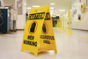 Portable Floor Signs | www.signslabelsandtags.com