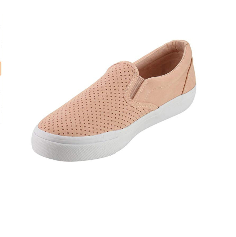 slip on running flat sneakers