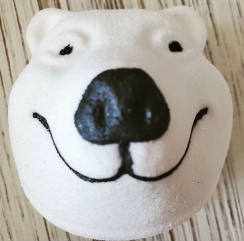 polar bear bath bomb