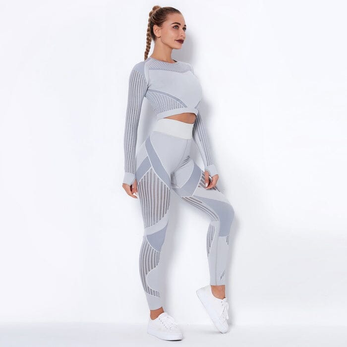 Seamless Yoga Set - Shorts + Top