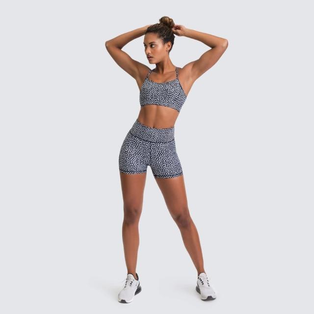 Lycra Gym Set - Shorts + Top