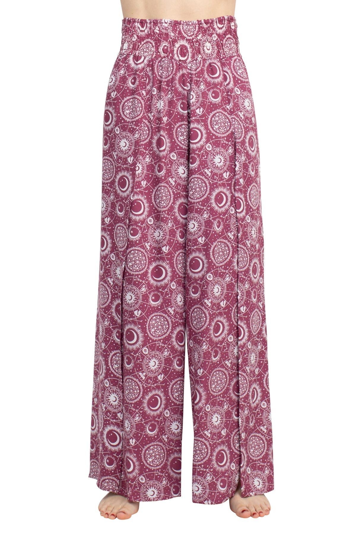 Flowy Paisley Palazzo Pants