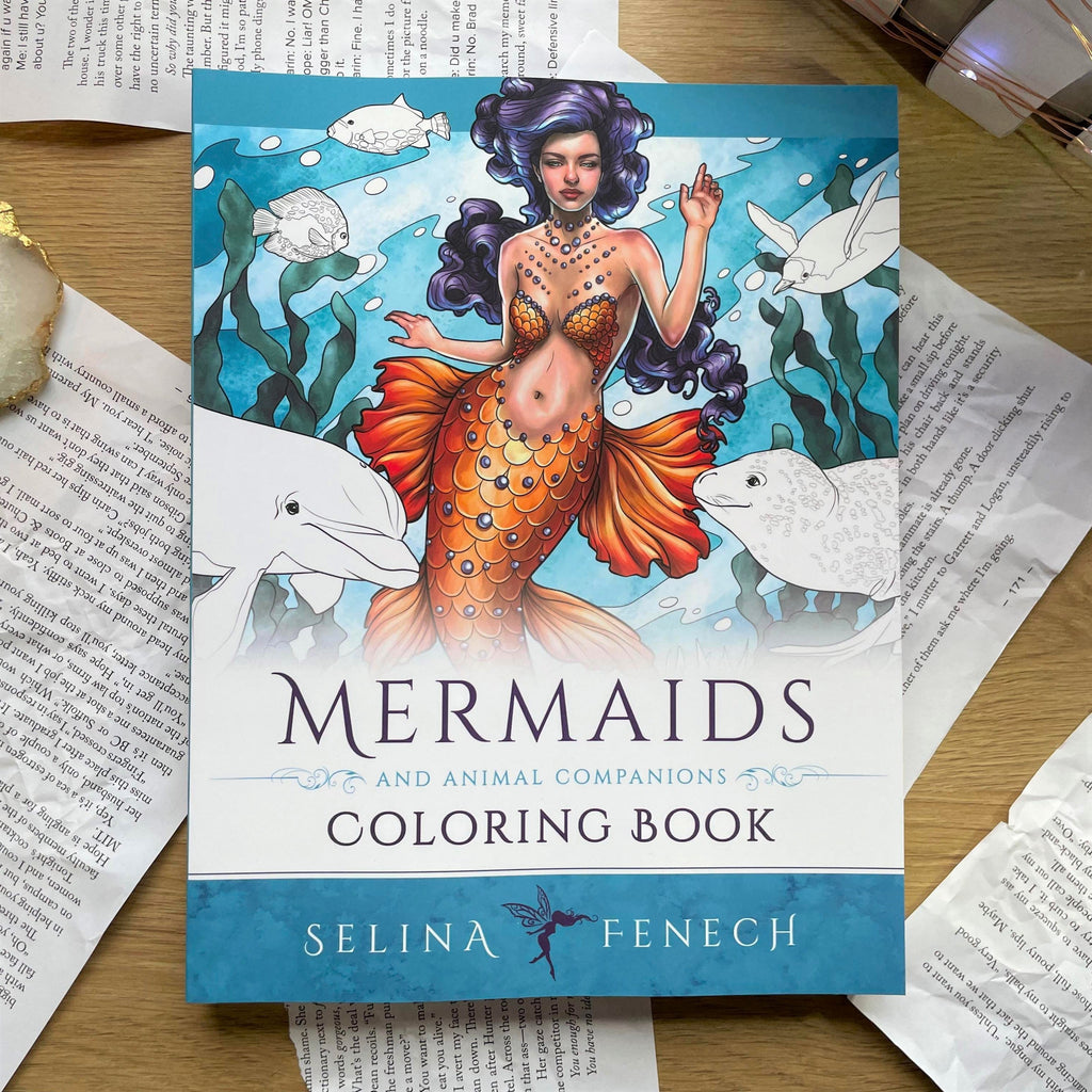 Mermaid Magic Coloring Book - Selina Fenech Artist and Author
