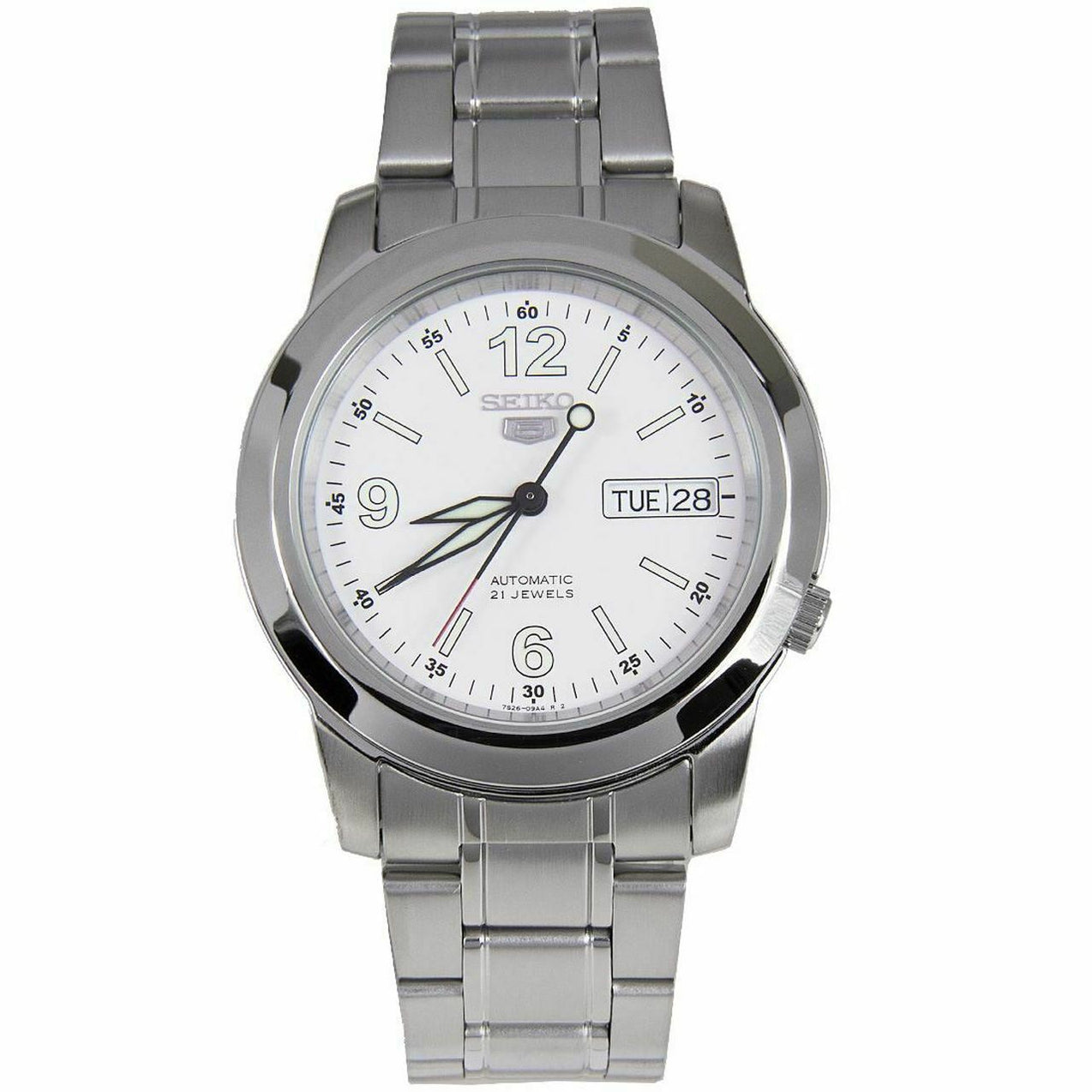 Seiko 5 SNKE57J1 Stainless Steel Automatic Analog Mens Watch 100M WR S ...