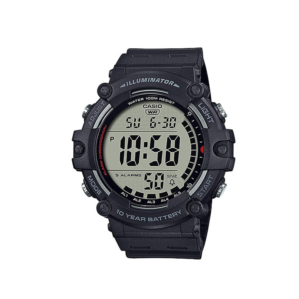 empeñar calificación Autenticación Casio AE-1500WH-1A Digital World Time Mens Sport Watch AE-1500 100M WR —  Finest Time