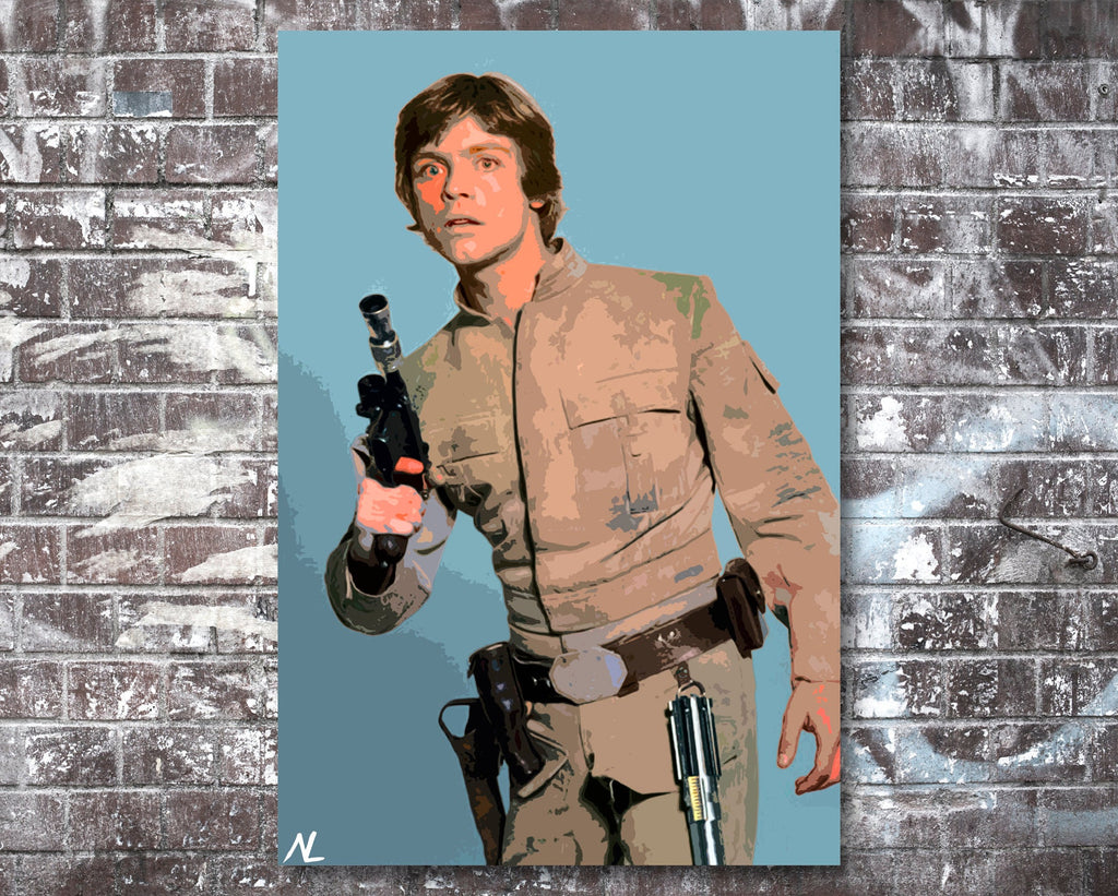 luke skywalker pop art