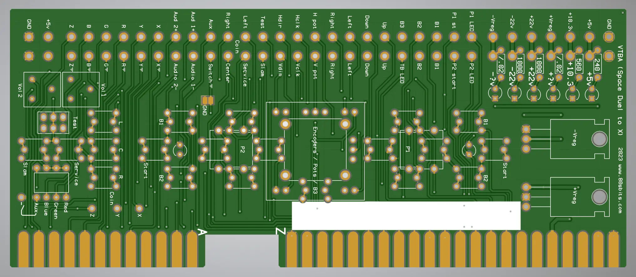 80sBits Vector Test Bench Adapter (VTBA) 80sBits