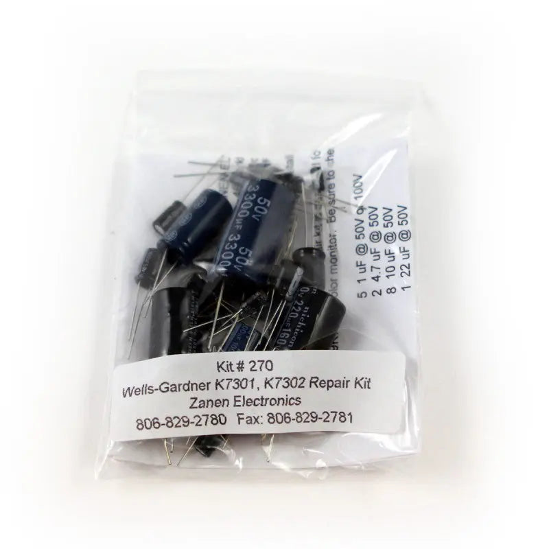 K7301-K7302 Color Monitor Cap Kit Zanen Electronnics