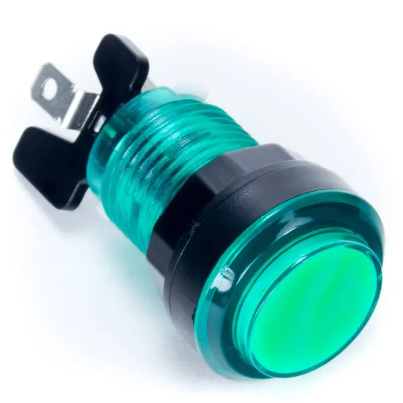 Paradise LED Button - Translucent Green Paradise Arcade Shop