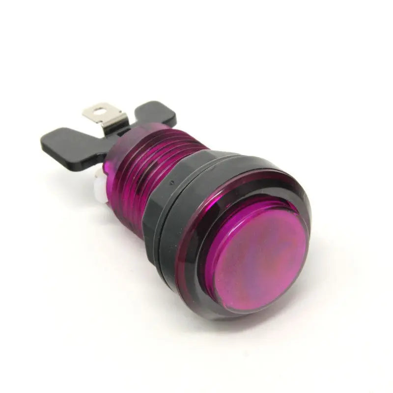 Paradise LED Button - Translucent Purple Paradise Arcade Shop