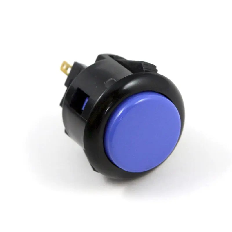 Sanwa OBSF-24 Snap-in Button - Black & Dark Blue Sanwa