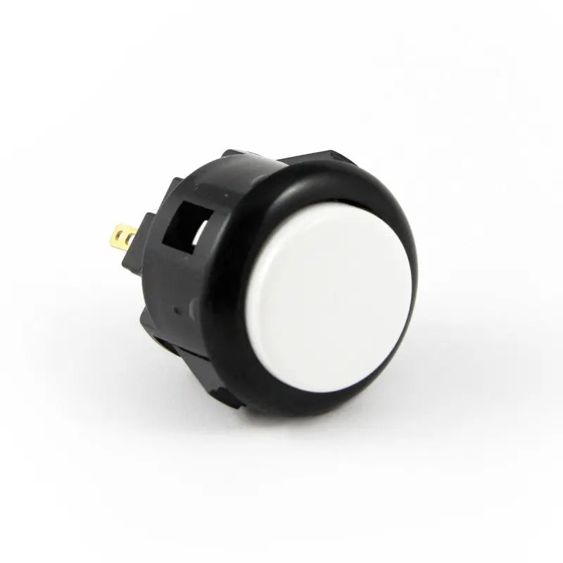 Sanwa OBSF-24 Snap-in Button - Black & White Sanwa