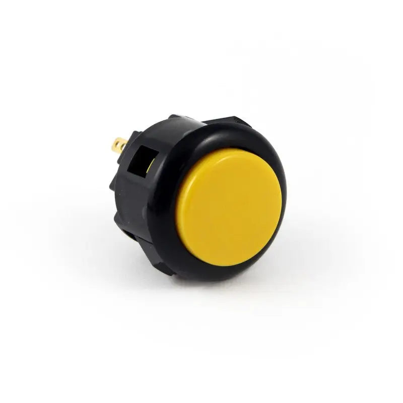 Sanwa OBSF-24 Snap-in Button - Black & Yellow Sanwa