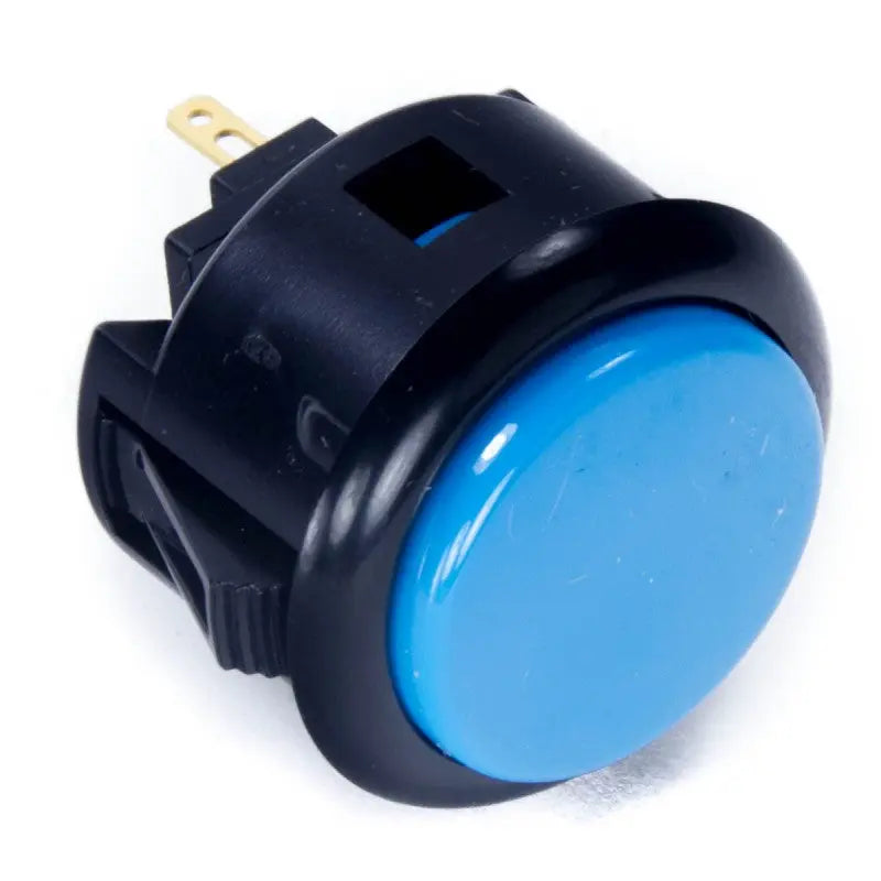 Sanwa OBSF-30 Snap-in Button - Black & Blue Sanwa