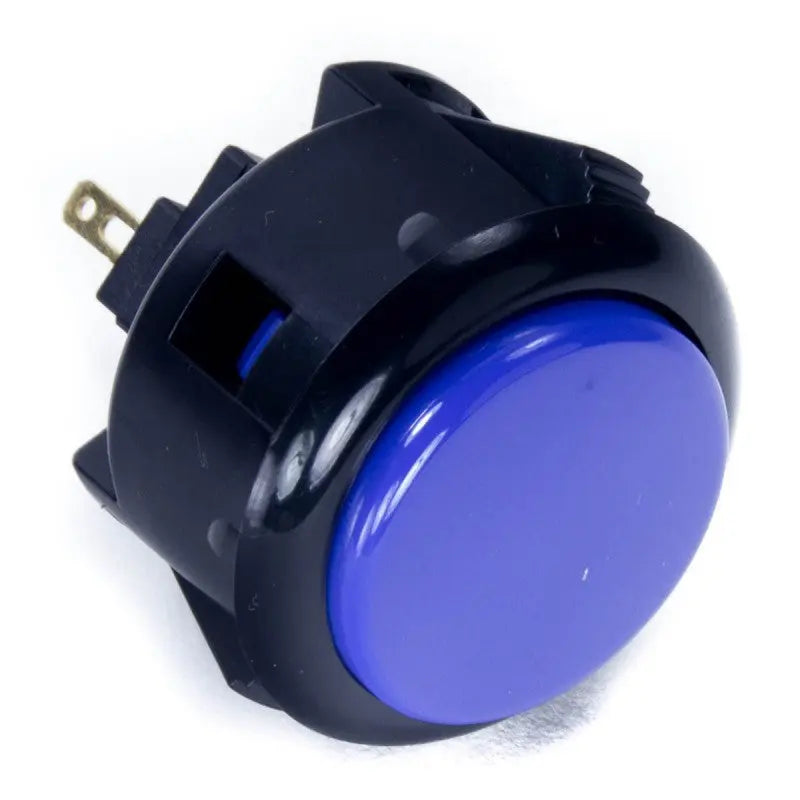 Sanwa OBSF-30 Snap-in Button - Black & Dark Blue Sanwa