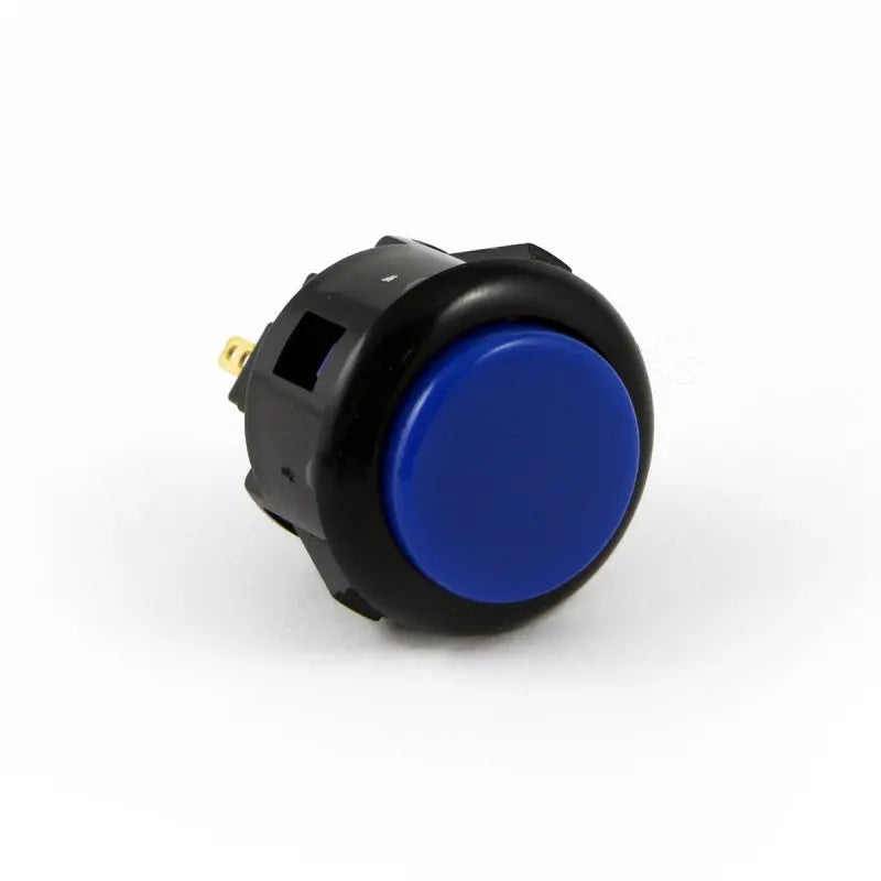 Sanwa OBSF-30 Snap-in Button - Black & Marine Blue Sanwa