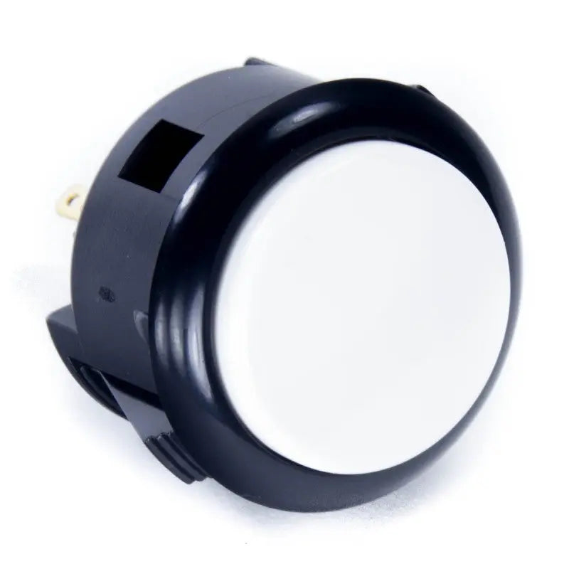 Sanwa OBSF-30 Snap-in Button - Black & White Sanwa