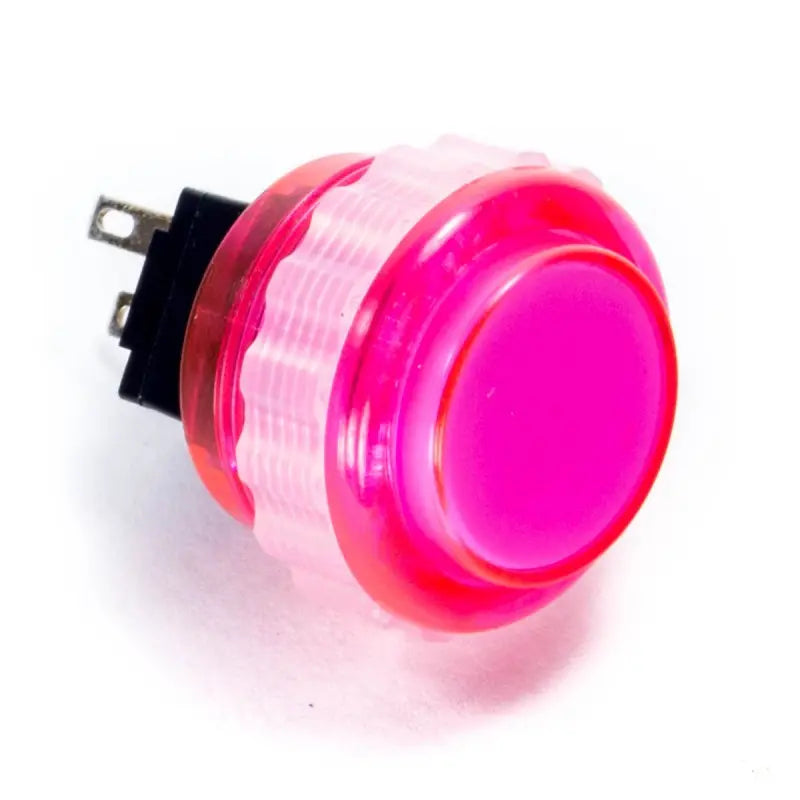 Seimitsu PS-14-DNK 24 mm Screw-in Button - Clear Pink Seimitsu