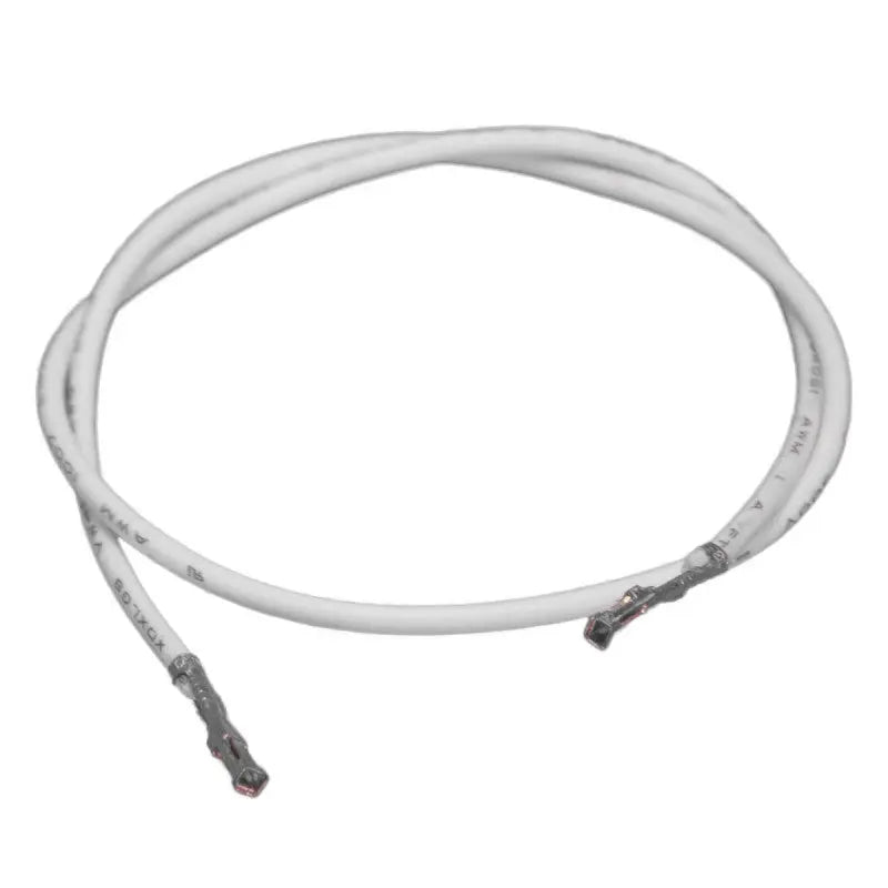 White 22 awg Wire, 2 x .100 female header, 25cm Paradise Arcade