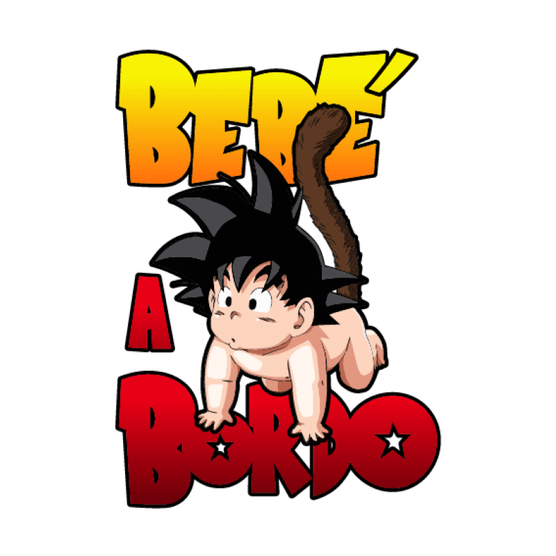 Pegatina Dragon Ball Goku Bebé | Goku Familia