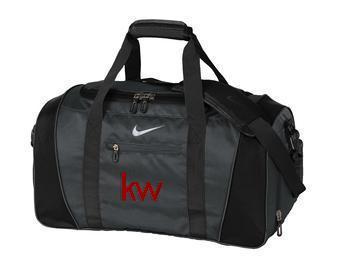 nike embroidered duffel bag