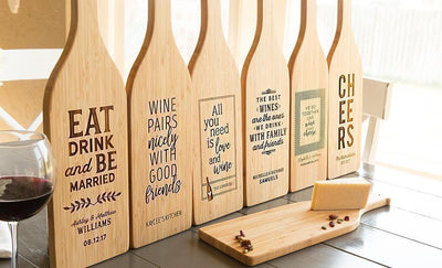 Madison - Wine Bottle Shaped Cutting Boards