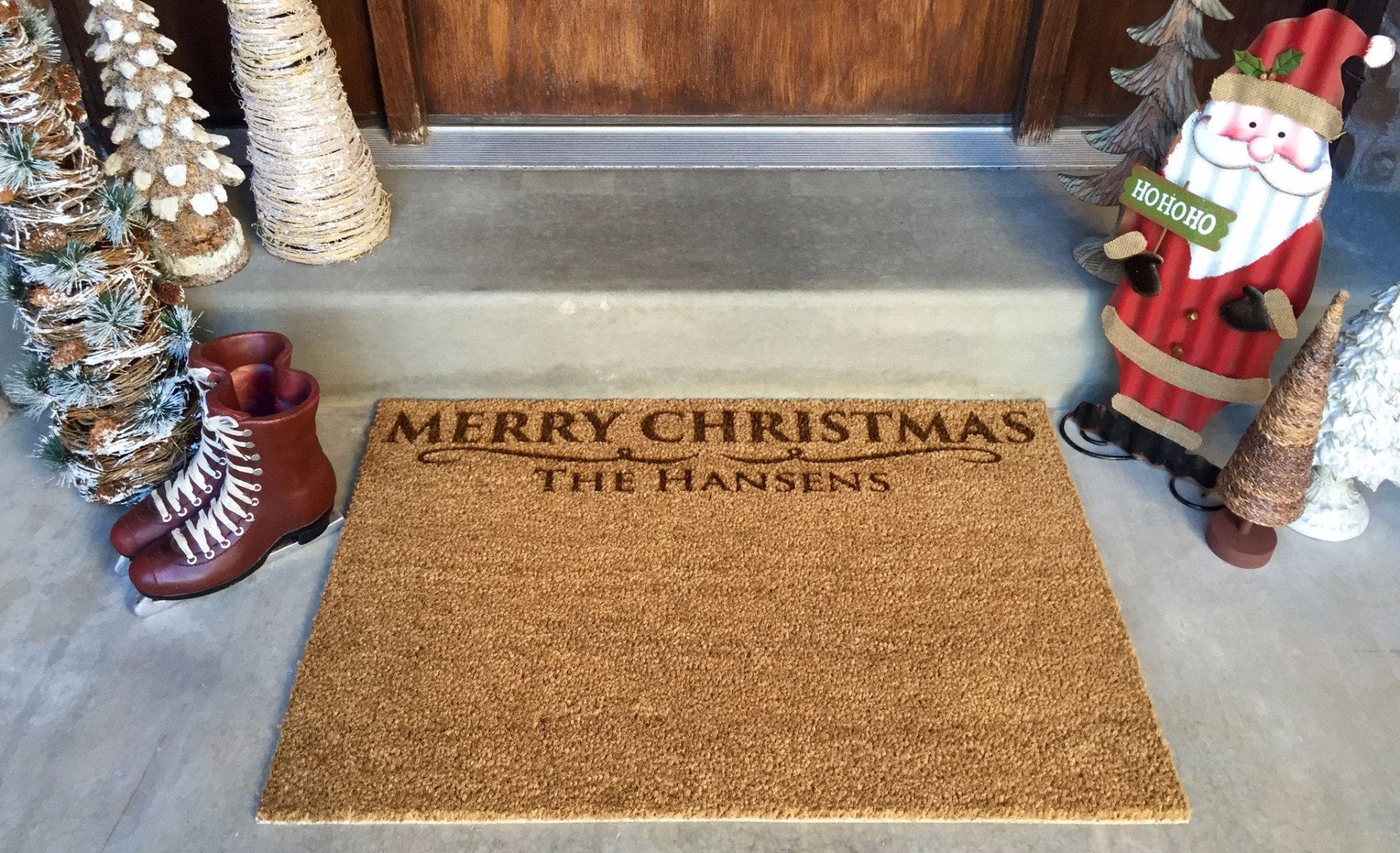 Customized Christmas Doormats