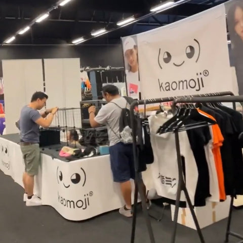 Kaomoji booth at Abunai 2022